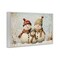 Stupell Industries Snowman Family Of Three Framed Giclee, design by Petal Prints Design